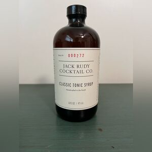 Jack Rudy Cocktail Co. Classic Tonic Syrup 16 fl oz Batch‎ #000272